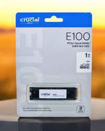 تصویر  اس اس دی اینترنال PCIe Gen4 x4 کروشیال مدل E100 ظرفیت 1 ترابایت